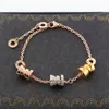 Pulseira clássica de pulseira de pulseira de pulseira de pulseira fábrica de fábrica de mola de primavera 18k jóias banhadas a ouro6819180