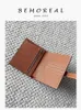 Wallets Cowhide Short Wallet For Women Epsom Leather Small Money Bag Luxury Design Slim Purse Unisex Minimalist Card Wallets G230327