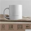 Sublimation Blanks 11 Oz Blank Ceramic Coffee Mugs White Mug For Soup Tea Milk Latte Cocoa Drop Deliver Dhb1M