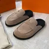 Womens New Muller Baotou Bucken 슬리퍼 패션 여성 플랫 샌들 다목적 컴포트 홈 슬리퍼 Oversized Womens Shoes 35-42 Size