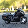 RC Robot Welly 1 12 Honda Gold Wing Motorcykel Simuleringslegering Modell Vuxen Insamling Dekoration Veglar Toys For Boys 230327