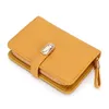 Wallets Short Wallet with Zipper Coin Purse Pocket Genuine Leather Women Wallets Designer Small Fashion Card Holder Money Bag for Ladies G230327