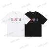 Herren-T-Shirts InsTrapstar Buchstabenblockdruck Herren- und Damen-Rundhals-Kurzarm-Jugend-Freizeit-Sport-Baumwoll-T-Shirt T230327