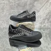 2023top ny designer sneakers män skor tryck check tränare plattform tränare randiga sneaker mocka skor