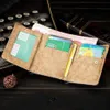 Wallets New Design Fashion Trifold Handmade Vintage Men Short Wallet Multi Slots Purse Coins Money Bag G230327