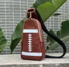 outdoor new baseball stitching bags baseball bling bag mesh handle Shoulder Bag stitched print Tote HandBag Canvas Sport Travel Beach