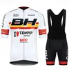 Tävlingssatser 2023 herrar BH Team Cycling Jersey Short Sleeve Red Ropa Ciclismo Hombre Summer Bib Shorts Suit Bike Uniform Clothing Triathlon