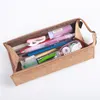 Карандашные сумки Kokuyo Vintage Dupont Paper Pencil Case Высококачественный пакет с большими грузоподъемностью водонепроницаемый и твердый больше отсеков 230327