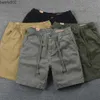 Shorts pour hommes Shorts hommes 2022 décontracté coton Shorts travail pantalon genou longueur taille élastique hommes Chino Shorts W0327