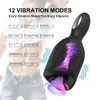 Masturbators 12 hastigheter vibration för män Masturbator Penis Oviter Blowjob Silicone Glan Trainer Sex Toys For Men Fast Persistent Orgasm 230327