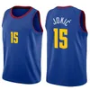 Jokic Jalen 4 Green Basketball Jersey 15 Jamal Murray 2021 2022 New 27 Nikola White men