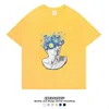 デザイナーラグジュアリーメンズTシャツプレミアムコットンプリントブランドサイズS-2xl 16色のTシャツの白いカジュアルトップ