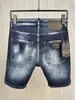 designer Classic Fashion Man shorts Jeans Hip Hop Rock Moto Mens Casual Design Ripped Jeans Distressed Skinny Denim Biker DA 601-1