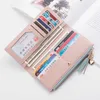 Wallets 2019 Wallet Female For Coins Cute Wallet Women Long Leather Women Wallets Zipper Purses Portefeuille Wallet Female Purse Clutch G230327