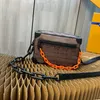 Tasarımcı Çanta M44480 Unisex Box Crossbody Bag Vintage Baskı Omuz Çantası Unisex Klasik Moda Tote Çanta