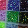 Nail Art Decorations 24000pcs 3mm Resin Non fix Rhinestones 24*1000 Mix Jelly Colorful Nail Art FlatBack Glitters Gems Stones In 24Girds Box * 230325