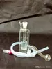 Smoking Pipes Rectangular filter water bottle Wholesale Glass bongs Oil Burner Glass Water Pipes Oil