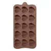 Baking Moulds Love Mold Silicone Baking Accessories DIY Chocolate Candy Molds Fudge Cupcake Decorating Supplies Baking Tools Cake Molds 230327