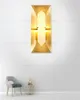 Wall Lamp Postmodern Designer Style Copper Marble Nordic Living Room Background Stairs Bedroom Bedside Lamps