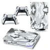 Console Decorations camouflage Game PS5 Digital Edition Skin Sticker Decal Cover for 5 Controllers 2306 230327