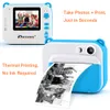 Toy Cameras Child Camera Instant Print Kid Po Camera Digital Thermal Printing Camera Children Video Camera Printer Toy For Girls 230325