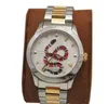 Fabryka najwyższej klasy Para modowa AAA Watch 38 mm 28 mm luksusowe kobiety męskie zegarki ze stali nierdzewnej Pasek kwarcowy Snake Wristwatch Montre de Luxe Na ręce J109