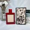 Hot sales perfume Charming perfume Bloom Flowers 100ml Black Green pink red Flowers Eau de Toilette fragrance for Women good smell long lasting