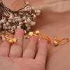 Bangle Etiopian Cuff Gold Color Bead Bangles For Women Weddal Bridal Armelets smycken Mellanösterns afrikanska brudgåvor
