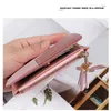 Portafogli Geometric Women Cute Pink Portafogli Pocket Purse Card Holder Patchwork Wallet Lady Moda femminile Short Coin Burse Money Bag G230327