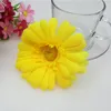 Großhandel 11 cm künstliche Gerbera-Blumen 50 echte Craft Africa Chrysanthemenköpfe für Hochzeit Home Decoration Herzstück