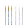 Nail Art Dotting Pen UV Gel Peinture Acrylique Poignée Strass CrystalBrush Salon Décoration Manucure Outils Kit