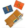 Portefeuilles Luxe portemonnee Nieuwe lederen portefeuilles Dames Coin Short Hasp Handtas Panelled Multi Card Tri-fold Wallet Female Small Money Portemonnees G230327