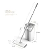 Mops Mop Magic Floor Squeeze Mop with Bucket Flat Bucket Rotating Mop for Wash Floor House Home Cleaning Cleaner Easy 230512