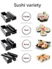 Sushi Tools 12 Pieces Kit Sushi Maker Plastic Sushi Set of Tools Kitchen Toolsushi Setsushi Moldrice Ball Cake Roll Mold Kithen Gadgets 230327