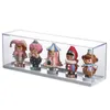 Opslagboxen Bins transparant acryl blind showcase poppen display Collectible Figures Case Dust Proof Artcrafts Model 230327