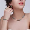 Set di gioielli da sposa Liffly Dubai Set di bigiotteria per le donne Set di gioielli da sposa di lusso nigeriano con perline africane Design 230325