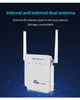 D921 Desbloquear 300mbps Cat4 Wi -Fi WIFI Wireless Router 4G LTE CPE com SIM Card Slot WPS Repeator de antenas externas