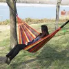 Other Home Outdoor Single Canvas Hammock Household Indoor Balcony Hanging Chair Swing Anti Rollover Camping For Children And Adult