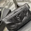 Cadena negra de alta calidad loulou puffer Bolso de diseñador Monederos para hombre bolso de cuero de oveja bolsos de sobre mujeres Bolsos de mano de lujo bolsos bandolera bandolera cruzada