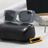 Óculos de sol com letras laterais designer para homens óculos quadrados polarizados tons lunette viajando à prova de sol óculos de sol retrô gafas de sol mujer unissex