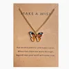Trendy Pretty Butterfly Necklace for Women Bohemia Animal Pendant Chain Girls Fashion Statement Jewelry Gift