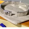 2023 Titanium Steel Crystal Bangle Women's Fashion Charm Gold High Quality Designer Bracelet