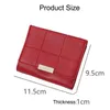 Wallets 2023 New Short Women Wallets Free Name Customized Fashion Simple Cute Small Female Wallets PU Leather Card Holder Women's Purse G230327