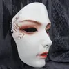 Party Masks Face Mask Full Face Dance Party Accessories Art Hand-painted Half Face Mask Party Dance Party Birthday Gift 230327