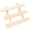 Objets décoratifs Figurines 1 échelle présentoir support à bijoux en bois support détachable 4 couches 3 couches montrant support de boucles d'oreilles 230327