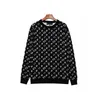 Men's sweater letter embroidery knit sweater winter sports shirt round neck round neck long sleeve sweater female designer ho244R