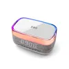 2023 Smart Bluetooth -luidspreker Creatieve LED Desktop Night Light Time Display Digital Audio Wireless Charger Bedside Light