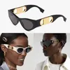 Óculos de sol para mulheres de luxo qualidade FF 40049 placa de acetato designer de óculos de sol banhado a ouro design oco masculino cr7 óculos moldura digital
