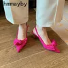 2023 Spring New Brand Women Sandal Fashon Thin High Heel Ladies Elegant Slingback Shoe Slip On Dress Pumps Shoe 230327