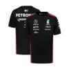 Mens T-shirts Mercedes-Aaggmm Petronas F1 Team Polo Lewis Hamilton Valtteri Bottas Formula Car Fan Clothle Clothxen